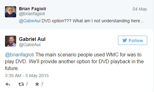 Windows 10 (PC) sẽ có lựa chọn xem phim trên đĩa DVD Windows 10 (PC) sẽ có lựa chọn xem phim trên đĩa DVD