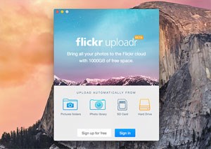 Flickr ra mắt công cụ upload ảnh cho OSX/Windows