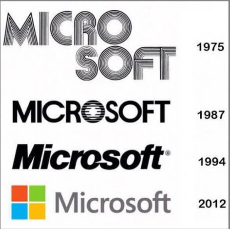 Ngắm lại tiến trình biến đổi logo của 15 gã khổng lồ công nghệ Ngắm lại tiến trình biến đổi logo của 15 gã khổng lồ công nghệ