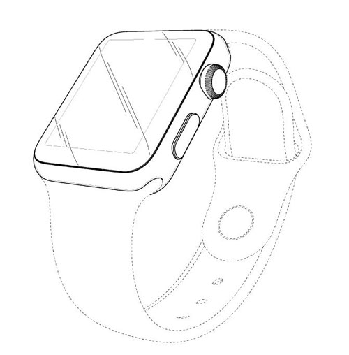 Apple đăng ký thành công thiết kế bo góc của Apple Watch