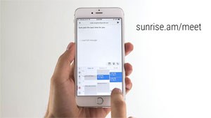 Sunrise Calendar cho iOS bổ sung Meet, bàn phím từ bên thứ 3 