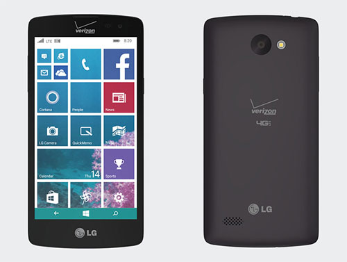 LG Lancet chính thức: Windows Phone 8.1, màn hình 4,5" 480 x 854, chip Snapdragon 410, camera 8MP