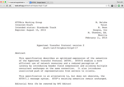 Những điều bạn nên biết về giao thức HTTP/2 Những điều bạn nên biết về giao thức HTTP/2