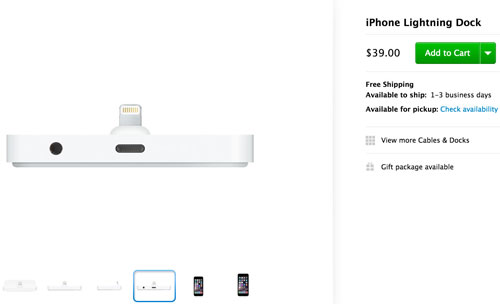 Apple chính thức bán ra Dock Lightning cho iPhone