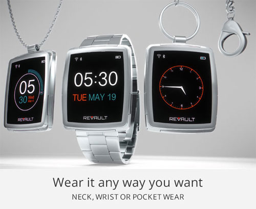 ReVault: Ổ cứng Wi-Fi giả dạng Smartwatch đeo tay ReVault: Ổ cứng Wi-Fi giả dạng Smartwatch đeo tay