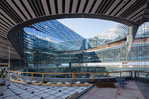 Mái vòm của trụ sở mới Samsung