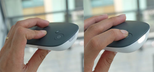 Pin dự phòng hỗ trợ nghe gọi, chụp ảnh từ xa Phía trên là nút tròn lớn dùng để bật mở đèn pin trên sản phẩm.