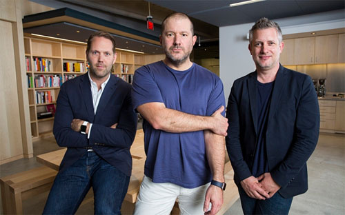 Jony Ive trở thành tổng giám đốc thiết kế của Apple Alan Dye, Jony Ive và Richard Howarth