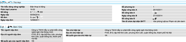 Rò rỉ thiết kế kiểu dáng máy tính bảng Bpad đăng ký độc quyền từ 2012