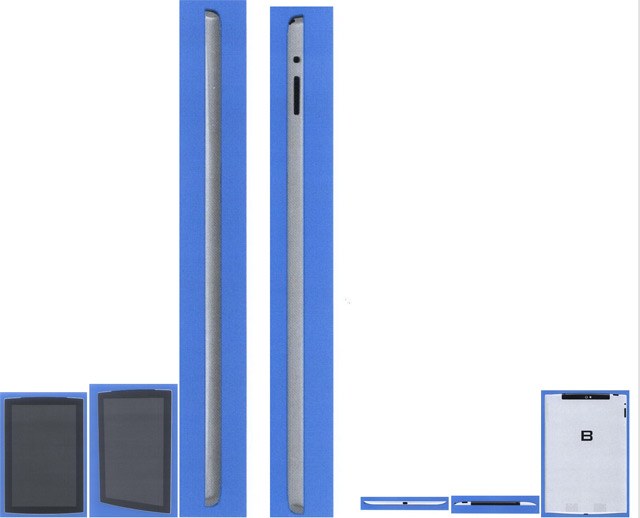 Rò rỉ thiết kế kiểu dáng máy tính bảng Bpad đăng ký độc quyền từ 2012