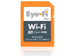 Thẻ SD giúp máy ảnh kết nối Wi-Fi 