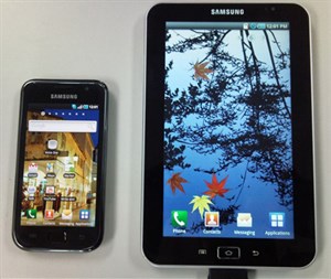 Tablet Galaxy Tab của Samsung lộ diện qua video