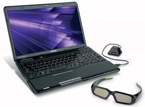 Laptop 3D cấu hình 'khủng' của Toshiba 