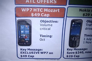 HTC Mozart chạy Windows Phone 7 ra mắt tháng 10 