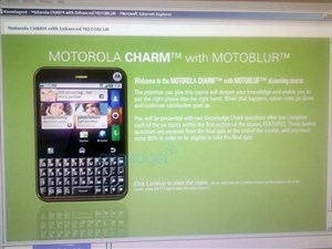 Lộ diện Motorola Charm chạy Android 