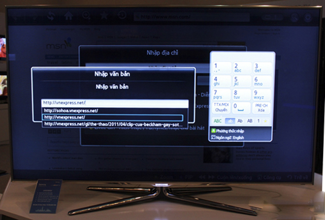Trải nghiệm Smart TV của Samsung