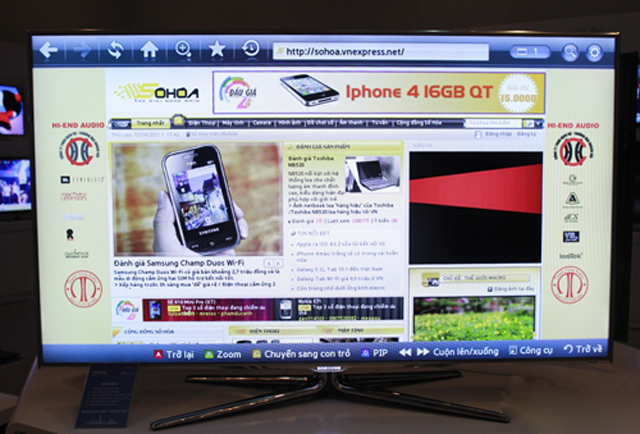 Trải nghiệm Smart TV của Samsung