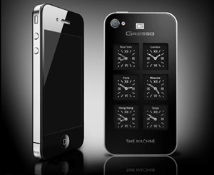 iPhone 4 đặc biệt gắn 6 đồng hồ Thụy Sĩ giá 120 triệu đồng