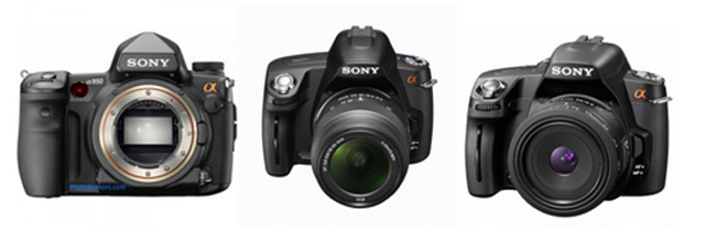 Sony ngừng sản xuất Alpha A850, A290 và A390