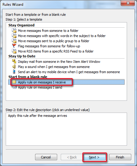 Tự động chuyển email Important thành Normal trong Microsoft Outlook 2010