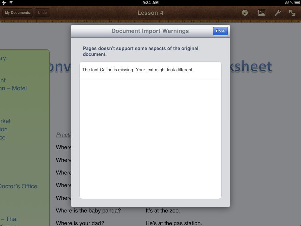 Tích hợp DropBox với Pages, Keynote, Numbers trên iPad và iPhone