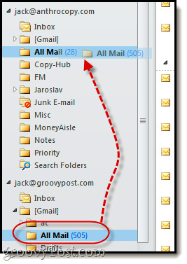Nhập email từ Gmail tới Google App bằng Outlook,Thunderbird