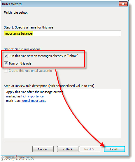 Tự động chuyển email Important thành Normal trong Microsoft Outlook 2010