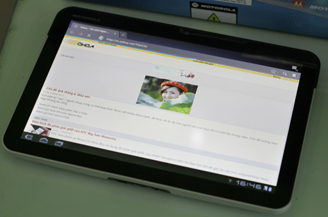 Motorola Xoom bản GSM giá 18 triệu