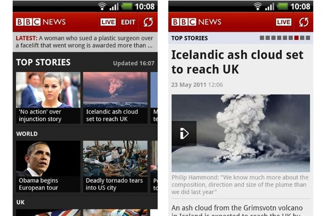 Ứng dụng BBC News Android phát hành toàn cầu 