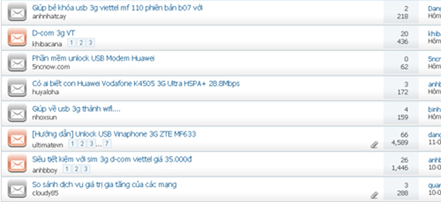 Thị trường USB 3G 'nóng' trở lại