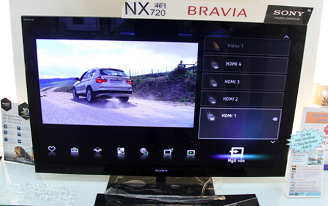 Ngắm mẫu 3D cao cấp NX720 của Sony