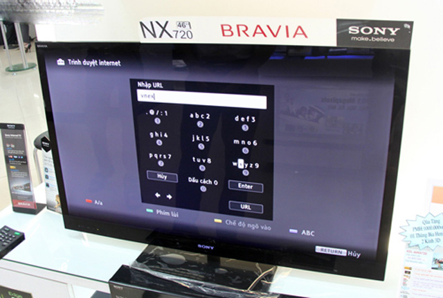 Ngắm mẫu 3D cao cấp NX720 của Sony