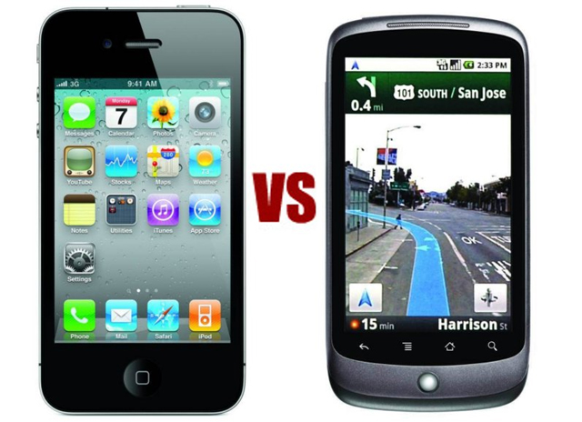 iPhone 4S và Nexus 4G ‘so găng’