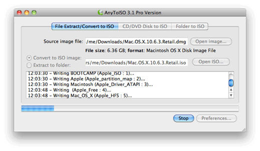 Chuyển đổi tập tin BIN sang định dạng ảnh đĩa ISO