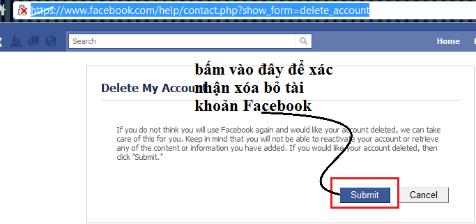 Cách xóa bỏ tài khoản trên 1 website