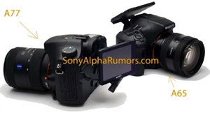 Ảnh Sony Alpha A77 và A65 xuất hiện