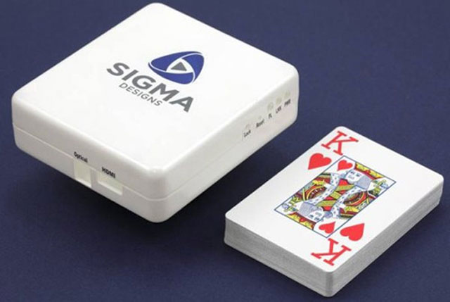 Set-top box nhỏ chỉ bằng một bộ bài