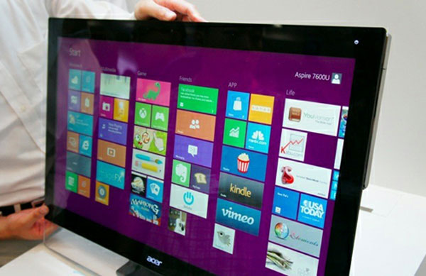 Máy tính all-in-one của Acer hỗ trợ 64 điểm cảm ứng