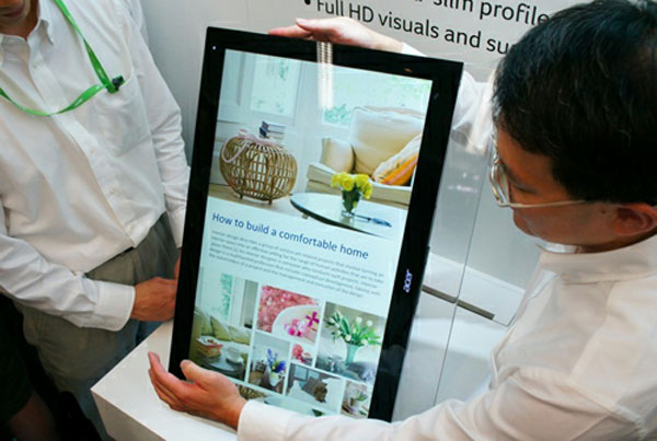 Máy tính all-in-one của Acer hỗ trợ 64 điểm cảm ứng