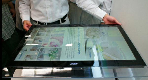 Máy tính all-in-one của Acer hỗ trợ 64 điểm cảm ứng