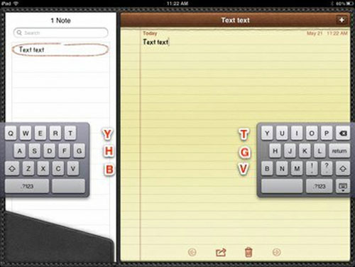 Cool keyboard shortcuts for iPad