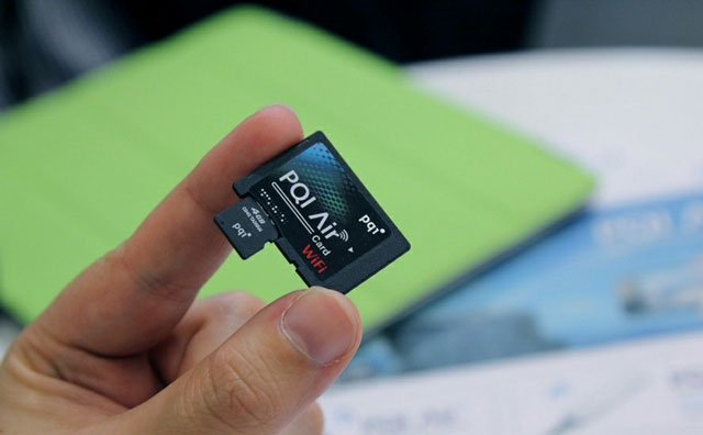 Thẻ Air Card giúp camera 'đổ' ảnh lên máy tính qua Wi-Fi