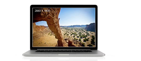 MacBook Pro 2012 dùng màn hình siêu mịn Retina