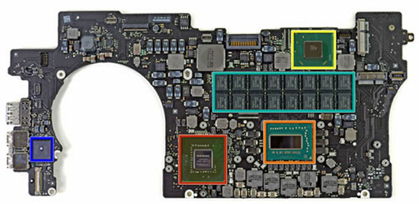 'Mổ bụng' MacBook Pro 2012