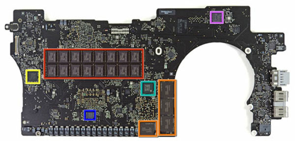 'Mổ bụng' MacBook Pro 2012