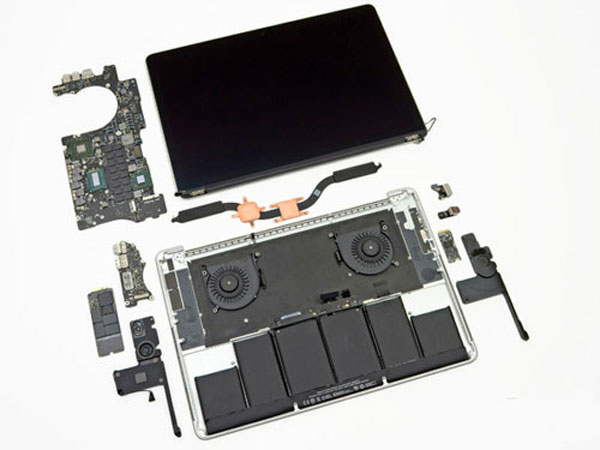 'Mổ bụng' MacBook Pro 2012