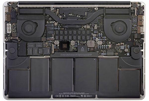 'Mổ bụng' MacBook Pro 2012