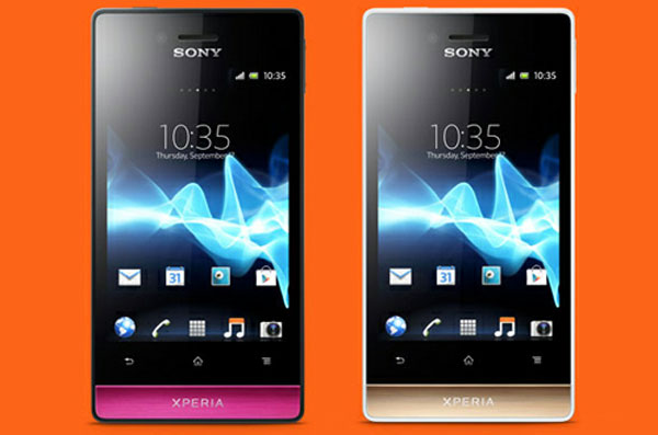 Sony ra smartphone Xperia Miro