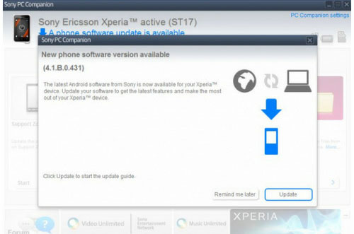Xperia Active được lên Android 4.0 đồng loạt