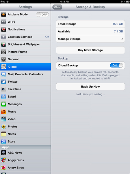 Các phương pháp lưu dự phòng dữ liệu trên iPad